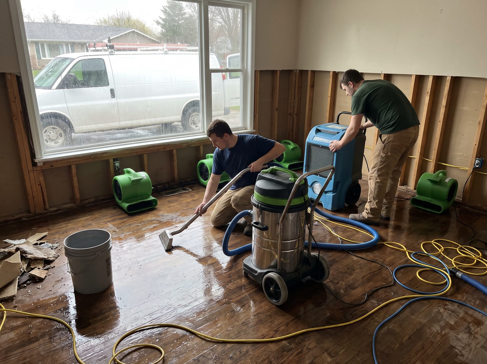 Wildfire Damage, Tarps, and the Hidden Mold Risk That Follows — California mold remediation guidance and photo illustration